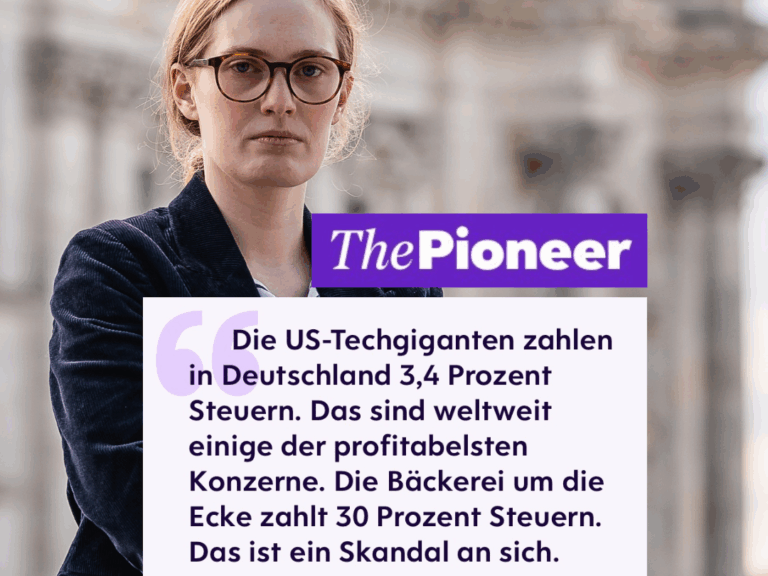 Statement bei The Pioneer zur Digitalsteuer
